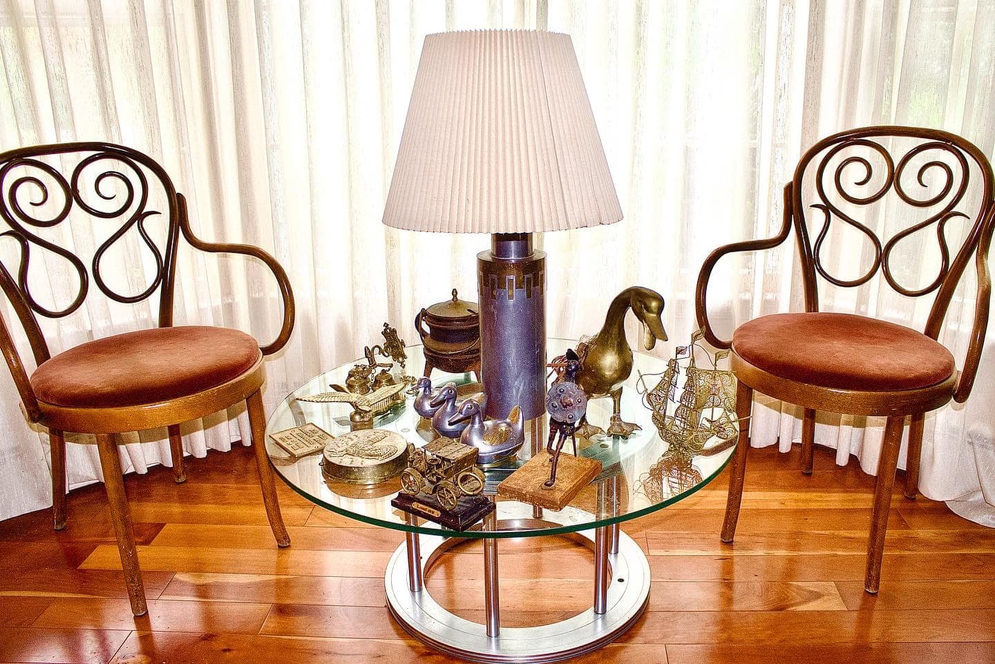 Estate valuables including silver, brass, and antiques purchased for immediate cash
