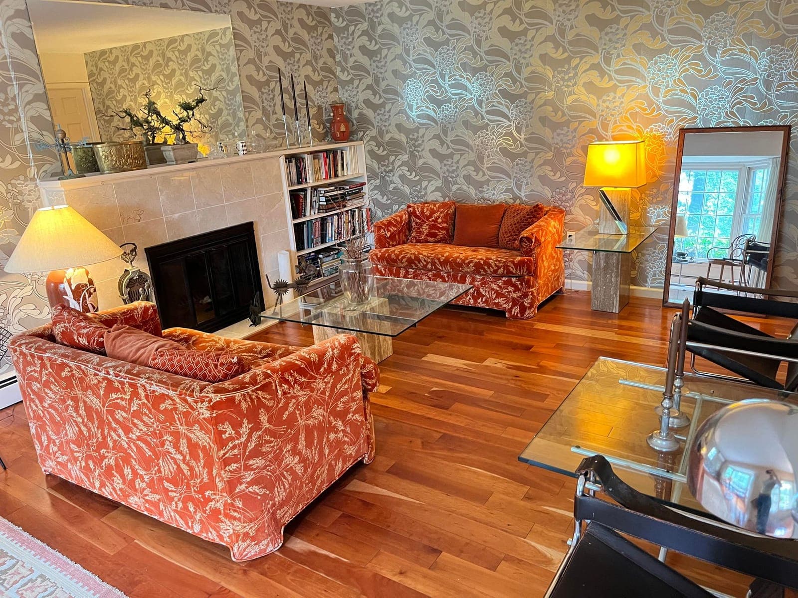 Furnished estate living room — an example of the full-home contents we purchase outright